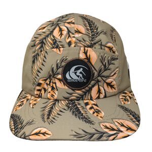 Wave Life Snapback Hat Multicolor One Size Leaf Print Adjustable W/Tags